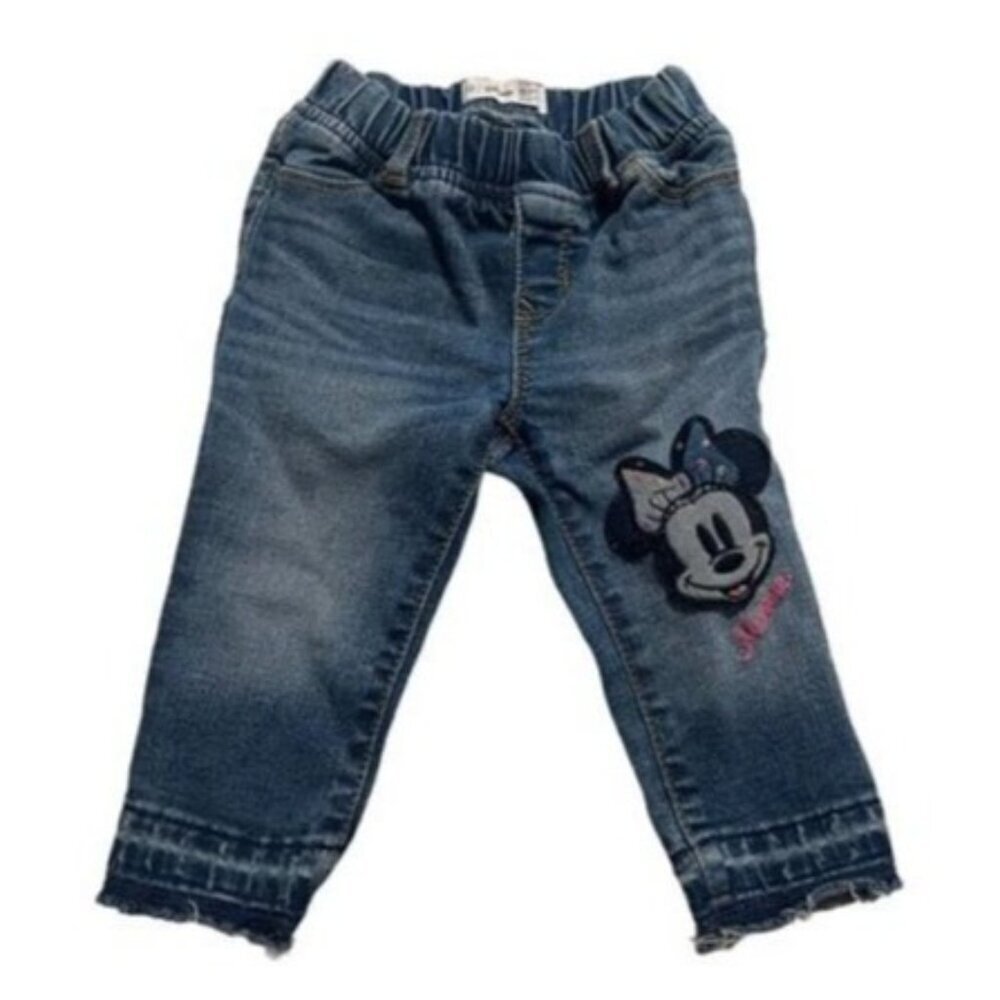 Baby GAP Disney Jeans Infant Girls Size 18-24 months Gently used condition No fl